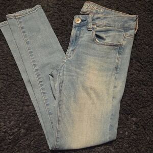 American Eagle Women's Light Blue Jeggings
